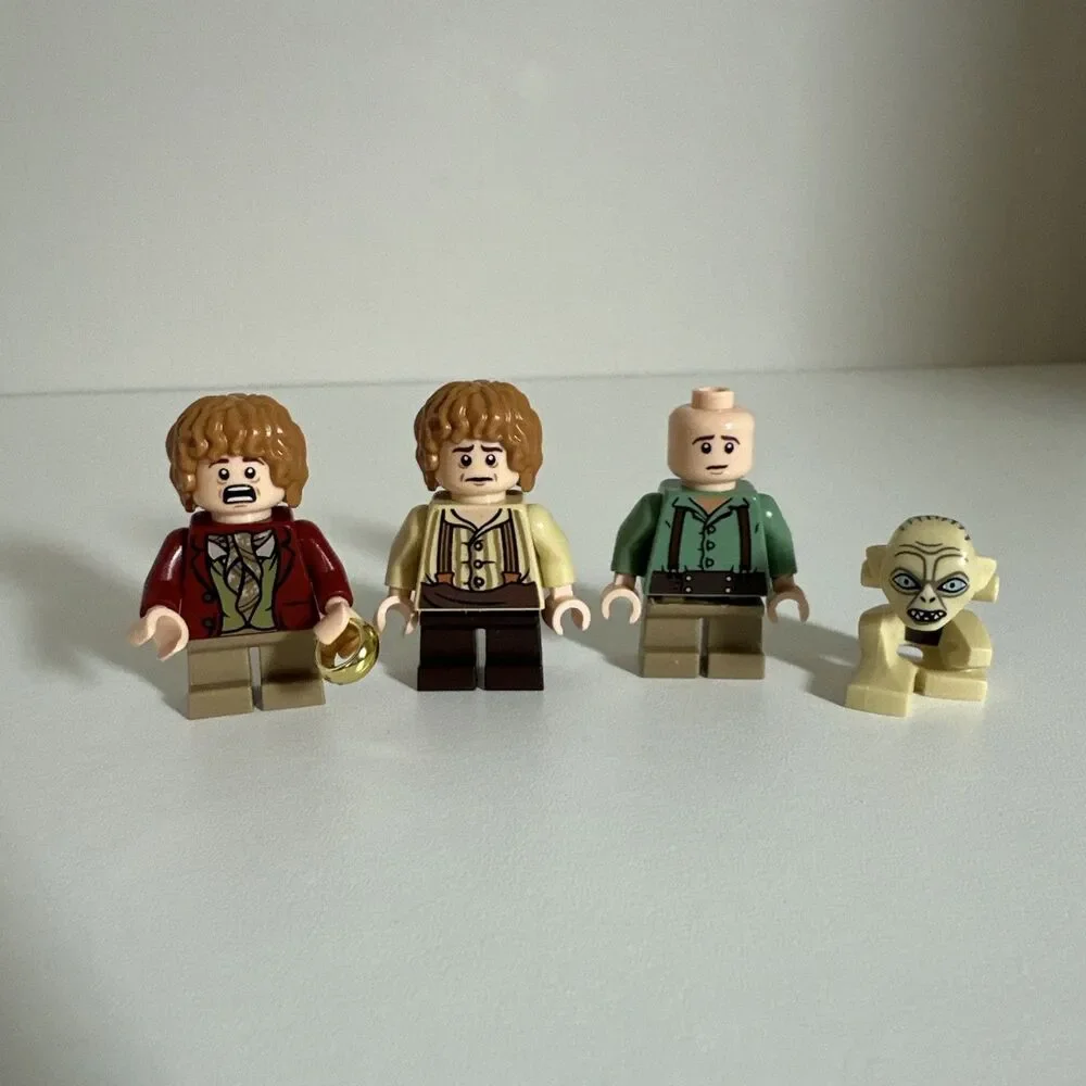 LEGO The Hobbit Lord Of The Rings Minifigure Lot Bilbo Baggins, Frodo, Gollum